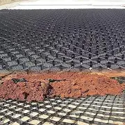 Garden Retaining Wall Grid Stabilizer Geogrid Pavers for Landscape Patio Walkway Driveway, Gravel Ground Grid Geogrid, Sidewalk Ground Grid Stabilizer for Gravel Cement Sand, 2 Inch high(2x7 m/6.5x23