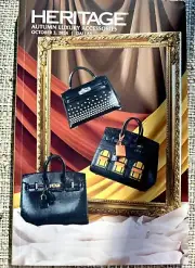 HERITAGE AUCTIONS CATALOGUE LUXURY HANDBAG HERMES BIRKIN KELLY CHANEL OCT 3 2024