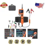 Smart Automotive Voltage Tester Kit with Self-Check & Buzzer Alert Functionality