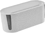 [KOMBIUDA] 1Pc Power Cable Organizer Box Simple Cord Storage Case for Tidy Bedroom Living Office Durable Wiring Board Storage with Unique Design for Heat Dissipation
