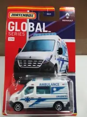 2021 Matchbox Global Target Exclusive-Renault Master Ambulance- White 7/14