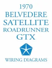 PLYMOUTH 1970 Belvedere, Satellite, Road Runner & GTX Wiring Diagram Manual