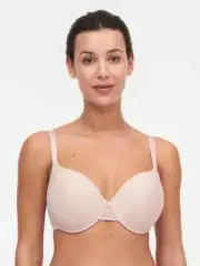 Chantelle L45536 Soft Pink Lace Comfort Flex Sweetheart T-shirt Bra Size 30B