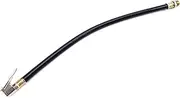 1PC 1/2" (12.5mm) Vehicle Flexible Clip On Air Line Tyre Tire Inflator Hose 38cm Hand Tool Accessories(BK)