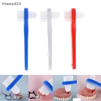 在飛比找蝦皮購物優惠-Tttwesd23 T型假牙專用刷牙刷雙頭假牙刷清潔劑全新