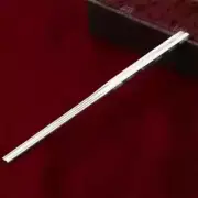 70g Certified 999 Sterling Silver Solid Lettering “吉祥如意” Chinese Chopsticks