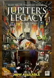 Image Comics Jupiter's Legacy Requiem Retailer Promo Folded Poster 24"x15"