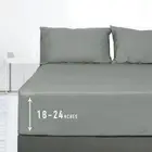 sunflower Bed Sheet 3 Piece Twin Size, Extra Deep Pocket, 300 Thread Count 10...