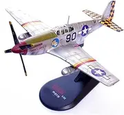 Pre-Build Replica 1:72 for Mustang P51B Fighter DieCast Metal Airplane Military Display Model Adult Boys Souvenir Toys Toy Airplane