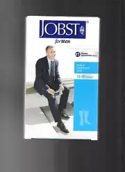 Jobst for Men White 15-20 mmHg Knee Compression Socks