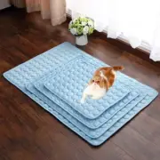 Summer Pet Cooling Mat Dog Cat Self Breathable Pet Crate Pad Portable Blanket