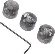 EXQUIMEUBLE Rotary Guitar Knobs Set for Electric Bass Volume Control Plastic Knobs with Wrenches for Electric Guitar