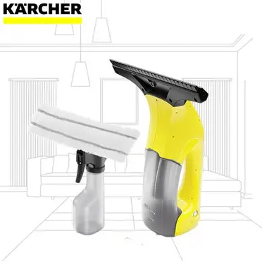 《贈纖維布x2》Karcher WV1 plus 德國凱馳 玻璃鏡面清潔機 清洗機 洗窗機(歐洲原裝進口)