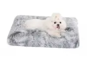 Waterproof Crate Bed, Plush Dog & Cat Bed with Removable Washable Cover, Faux
