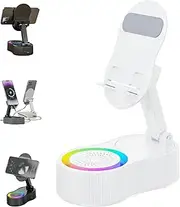 SonicDrop Dock–No-Pair Magic Speaker & Charging Stand, SonicDrop Dock Holder, 5-in-1 Magic Speaker & Charging Stand, Drop-to-Play Sound, 360 Degree Rotation, for Home and Outdoors (White)