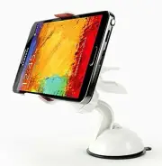 White Windshield Dashboard Car Mount CellPhone Holder For Samsung Galaxy Note 5
