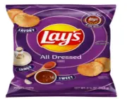 Lay's Potato Chips All Dressed Flavored 2 1/2 Oz x 12 Bags!
