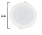 NLS 20405 - 20w Tri Colour LED Dimmable Downlight 1800-1900lm - 150mm Hole