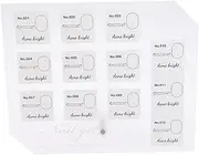 Baluue Nail Art Glue Gel Display Board Salon Nail Gel Showing Board Nail Art Display Holder Set 04 Models