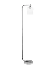 Lalia Home Antique Style Industrial Iron Lantern Floor Lamp