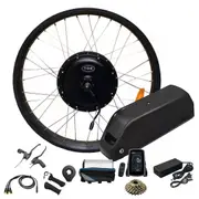 TDR Electric Fat Tyre Rear Wheel Ebike Kit 52V 2000W 26x4.0 Rim Motor 20AH Battery LCD Display PAS Sensor Shimano Freewheel 170mm Width