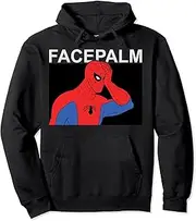 [Marvel] Spider-Man Classic Cartoon Facepalm Pullover Hoodie