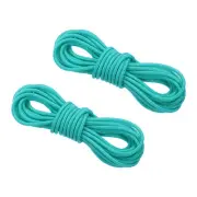 2pcs Archery D Loop Rope 10 FT, Bow String Release Nocking Loop, Turquoise