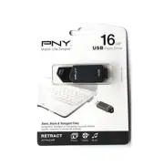 PNY Retract Attache 16GB USB Flash Drive (P-FD16GRTCG-GE)