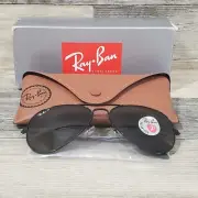 Ray Ban RB3025 Sunglasses Aviator Large Metal Polarized Mirror NEW