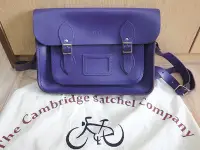 在飛比找Yahoo!奇摩拍賣優惠-The Leather Satchel 英國手工牛皮劍橋包 