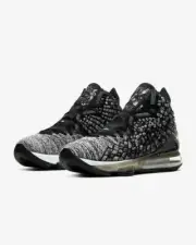 W/BOX Nike LeBron James XVII 17 IN THE ARENA BLACK WHITE OREO BQ3177-002 SZ 7