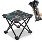 Portable Foldable Camping Stool Lightweight Little Chair Folding Foot Stool