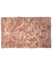 Luxe Faux Fur Arlington Machine Washable Rectangular Faux Fur Rug
