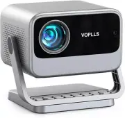 VOPLLS 4K Projector with WiFi and Bluetooth, 3D Stereo Sound, 700 ANSI