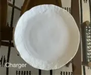 West Elm Home dbO White Ceramic Charger Dinnerware