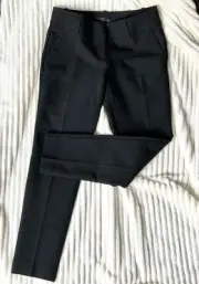 Ann Taylor size 4 Black ankle Pants NWT Dress Work Slacks High Rise