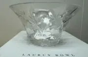 Oneida Crystal - Leaves & Branches - Laurus Crystal Bowl - Made in Italy - 9.75"