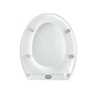 OZNALA Universal Toilet Seat Soft Close Quick Release Top Fixing Hinge O Shape w/ Cover