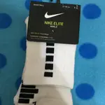 18年新版，NIKE ELITE  ANKLE 白白黑菁英襪（MID），中統短襪。