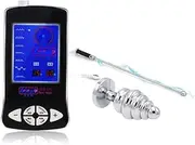 Urethral Sounds Adult Toy Multi Beads Insert Toys BDSM Sex Toys for Men Thrusting Toys Electric Shock Urethral Penis Plug Urethral Dilators for Male Thrusting Toys Masturbating
