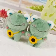 Smile Animals Frog Plush Stuffed Toy Keychain Backbag Car Pendant Key ring Gifts