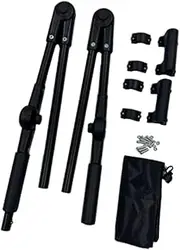 ＫＬＫＣＭＳ Folding Wagon Push Handle Removable Adjustable Wagon Handle Universal Trolley Handle Attachment for Beach Carts Parts