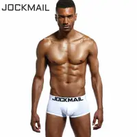 在飛比找蝦皮購物優惠-JOCKMAIL 男士內褲純棉素色平口內褲性感