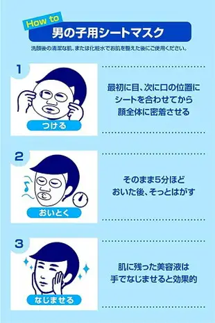 日本熱銷 毛穴撫子 男用 洗面乳 潔顏粉 面膜 化妝水 男性 洗臉 毛孔 緊密 保濕 光滑 潔淨 乳液 肌膚 保養 【小福部屋】