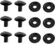 6 PK Black Wheel Screw C56 and Wheel Washer C67 Combo Kit for Polaris 280/180