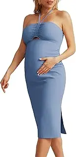 [Maacie] Maternity Dresses Wrap Dress Hip Dress Fashion Spring Summer