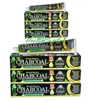 Organic Bamboo Charcoal Toothpaste + Organic Coconut And Thyme Oil Oral Health