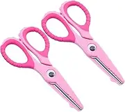 TEHAUX Safe for Little Hands: 2 Pack Boys and Girls Scissors Soft Round Tips Craft Scissors for Toddlers 2-4 Years for Art Projects and School Supplies