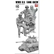 Border Model #BR-007 1/35 WW II U.S Tank Crew - Not included tank