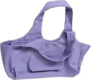 BESPORTBLE Yoga Fitness Bag Shoulder Bag Yoga Bag Workout Bag for Women Lightweight Bags Things for Yoga Sports Yoga Bag Yoga Yoga Bag Yoga Carrier Lightweight Yoga Bag Mats Bag Canvas Purple